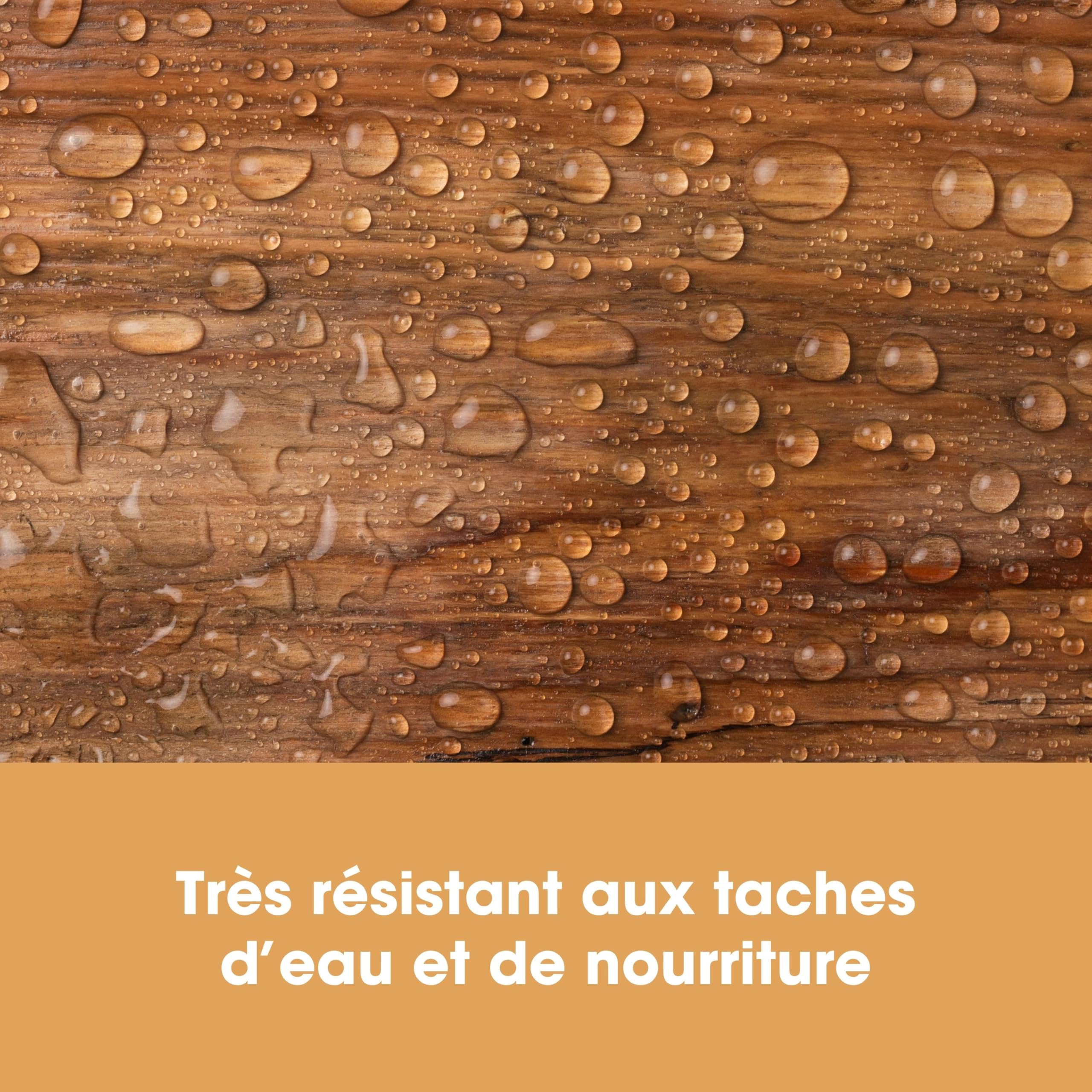 Furniture Clinic Huile de Tung Pure 500ml - Huile Naturelle pour Bois Intérieur Extérieur, Non-Toxique, Finition Mate