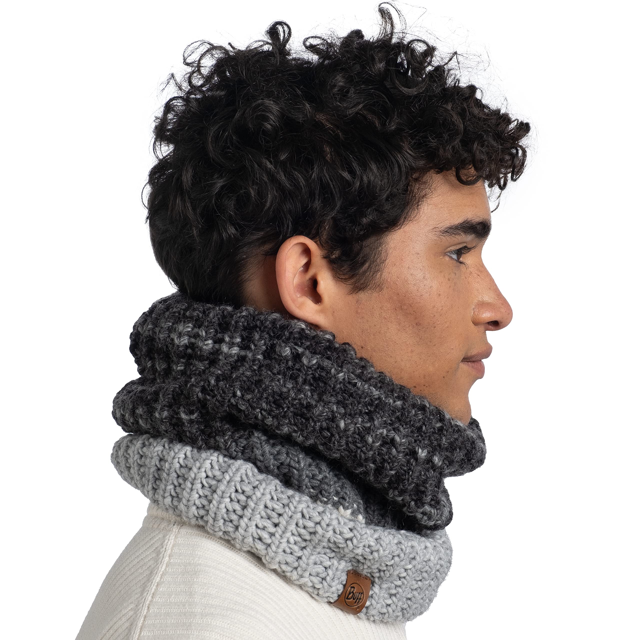 Buff Calentador de cuello unisex con forro polar