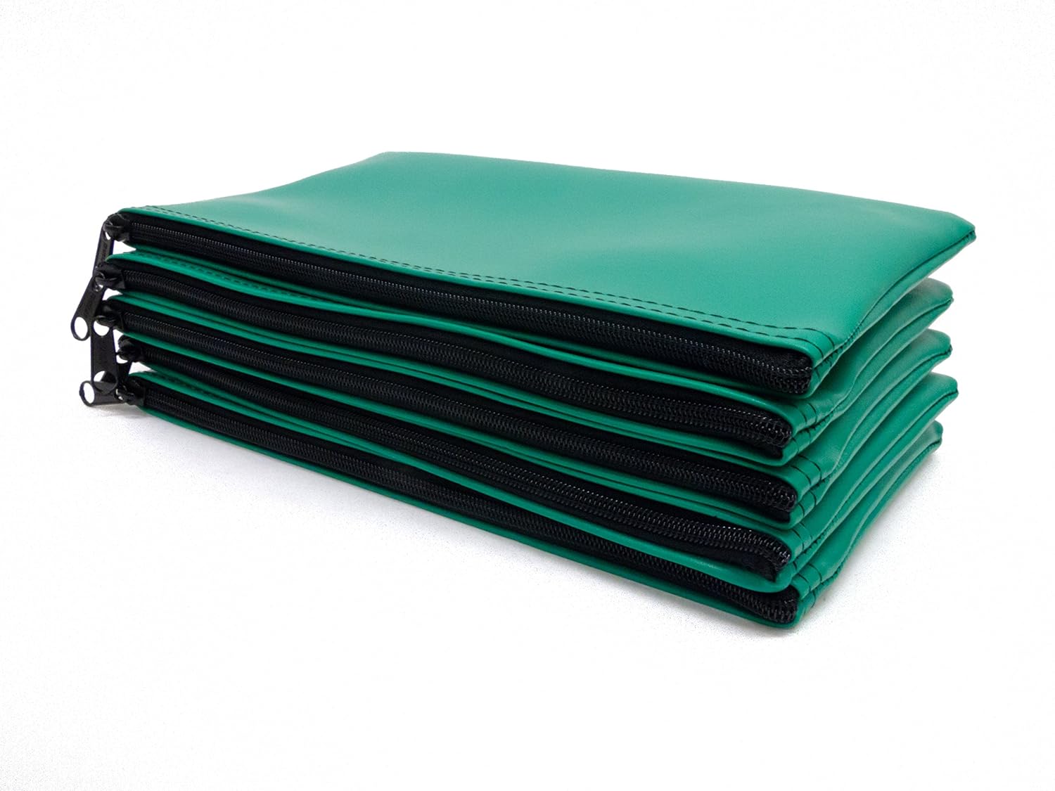 ジッパー銀行デポジットバッグ5.5 X 10.5 Coinチェックお金財布グリーンパック 5 『ポッシュ』(全5色)ロロマ/大きく開いて一目瞭然  極小L字ファスナーミニ財布【AGILITY affa(アジリティ アッファ)】(0355)[M便 3/3]/ネイビー/0355-8596