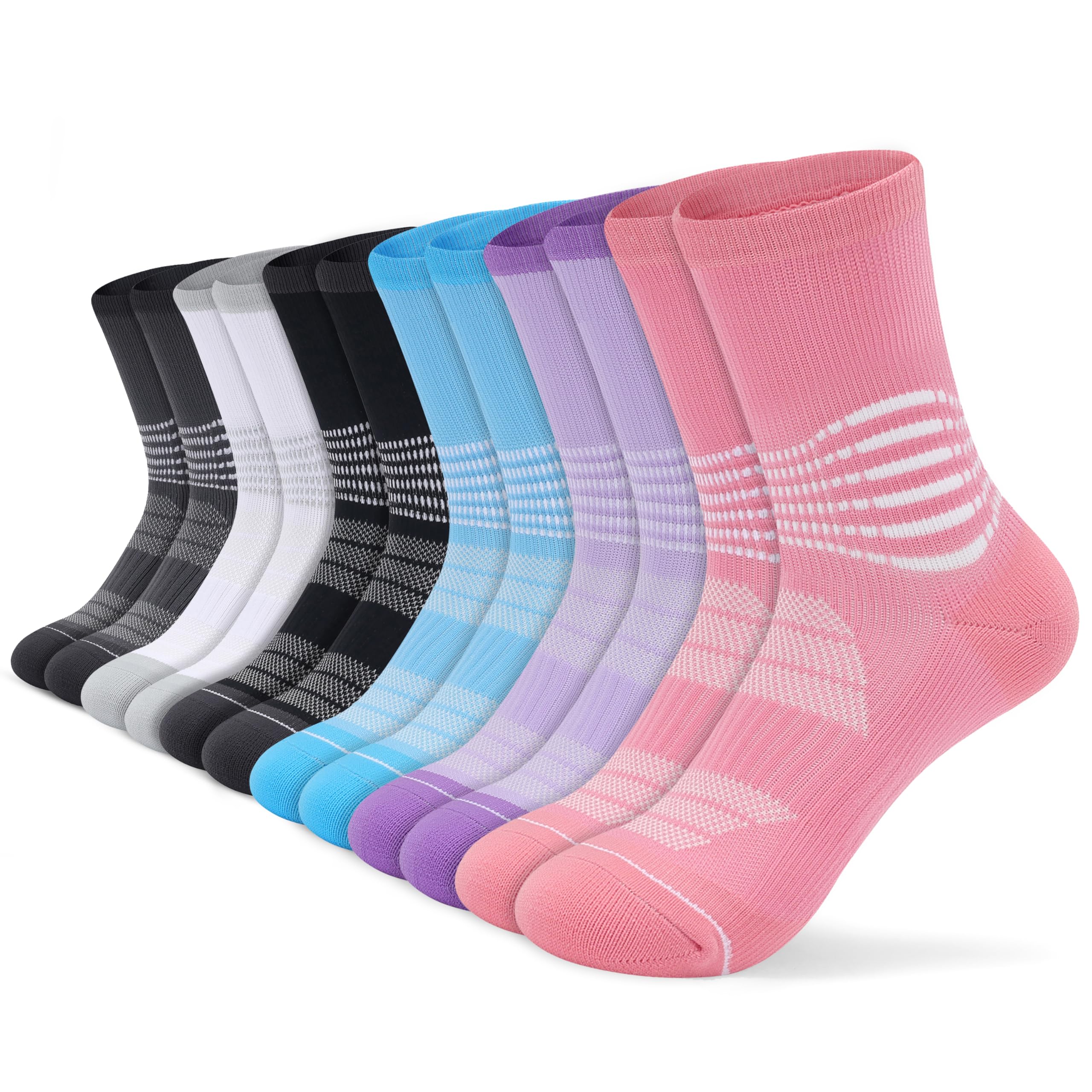 IRAMY Crew Compression Socks