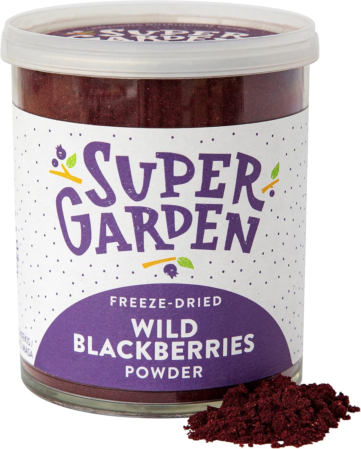 Super Garden Premium Freeze Dried Blackberry Powder 100 Natural, Rich Berry Flavor, Perfect