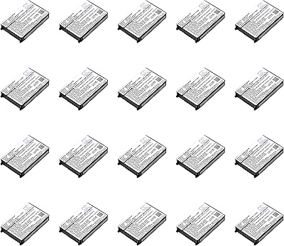 Flujoy 20 Pcs 900mAh/3.7V Replacement Battery for MotoroIa CLS1410 CLS1000 HCNN4006A PMNN4497A HCNN4006 HCLE4159B SNN5571B 56557 PMNN4497