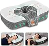 Elviros Cervical Memory Foam Neck Pillow for Side Sleeping, Orthopedic Pillows for Back and Stomach Sleepers, Adjustable Ergonomic Bed Pillow Pain Relief White