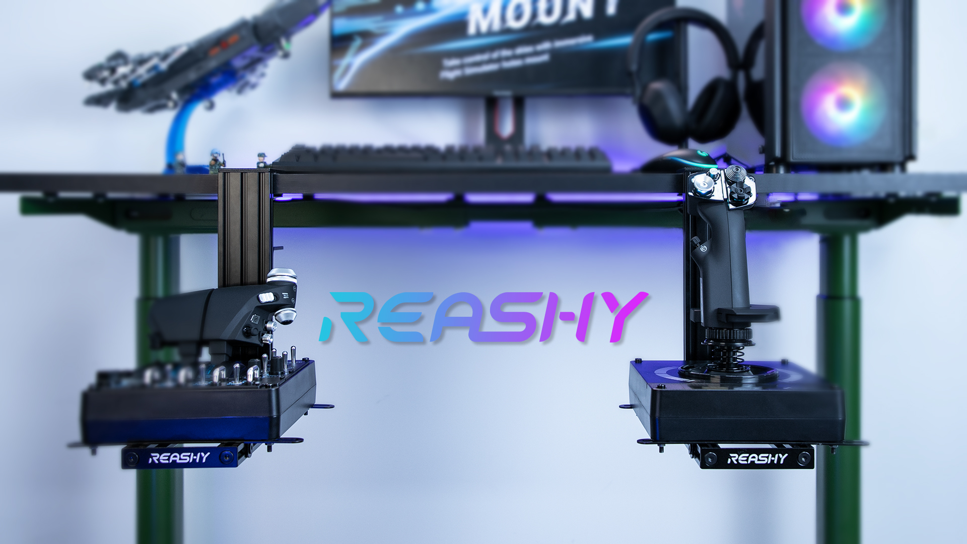 Amazon.com: Reashy Hotas Mount, Joystick Mount, Aluminum Flight