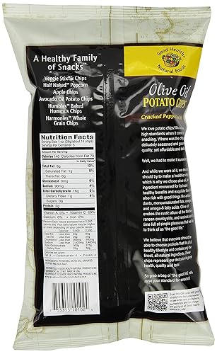 Miniatura 6 de Good Health chips de patatas de aceite de oliva, estilo hervido.
