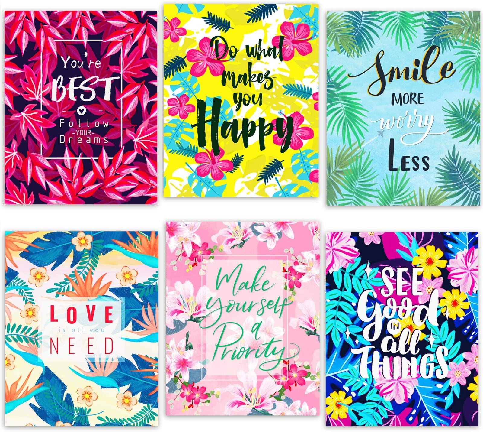 2 Pocket Folders - Letter Size Decorative File Folders for School, Office and Home, Cute Colored File Folders with 12 Designs Assorted, 9.5x11.5 Inches