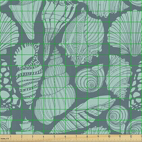 Vista 20 de Ambesonne - Tela multicolor impresa digital por The Yard