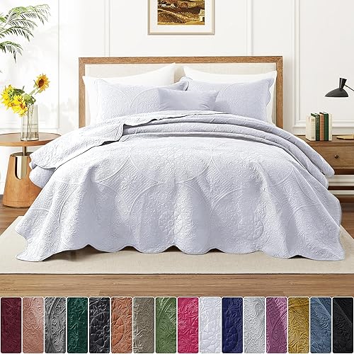 Miniatura 5 de IR Imperial Rooms - Juego de colcha tamaño individual (68 x 86 pulgadas) + 1 funda de almohada (20 x 26 + 2 pulgadas), 2 piezas, colcha ligera