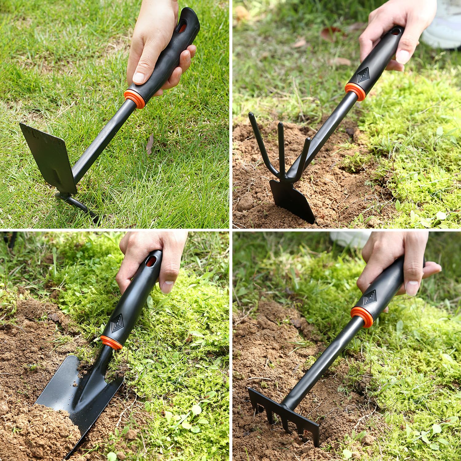 Herramientas Jardinería Pequeñas, 3 pcs Juego Herramientas para Bonsái, Kit Herramientas Jardineria, Herramientas de Jardín el Set, Jardin Herramientas de Mano, Pala de Jardín, Rastrillo,Planta
