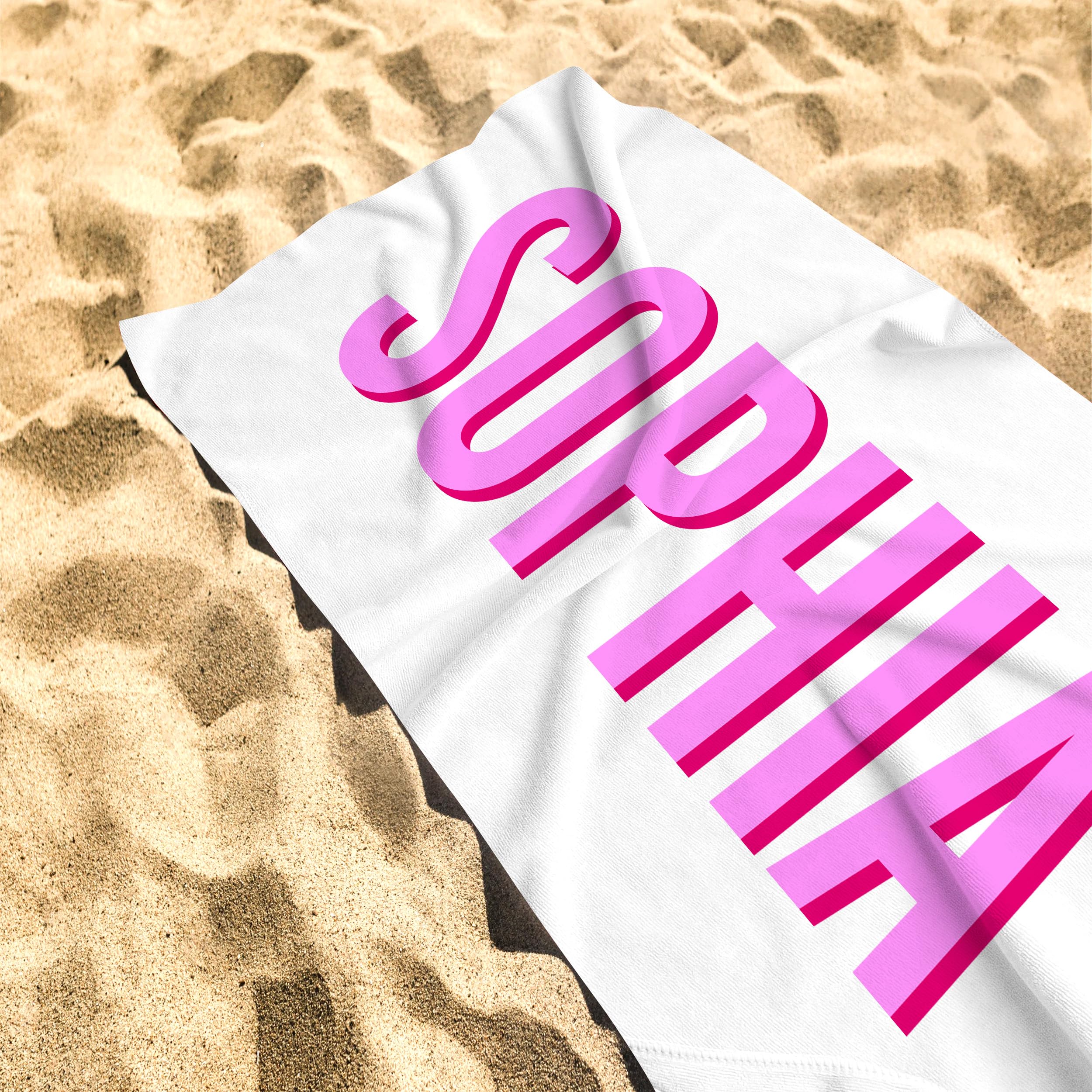 Amazon.com: Personalized Monogrammed Beach Towels with Name, Best