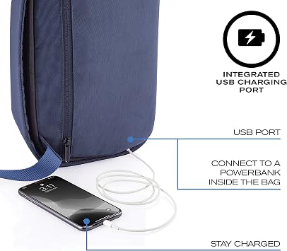 XDDesign Bobby Sling, Anti-Theft Backpack, Navy Blue, Taille unique