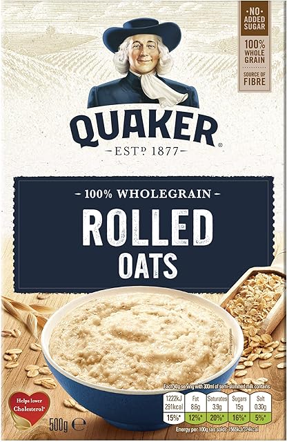Quaker Rolled Porridge Oats, 500g