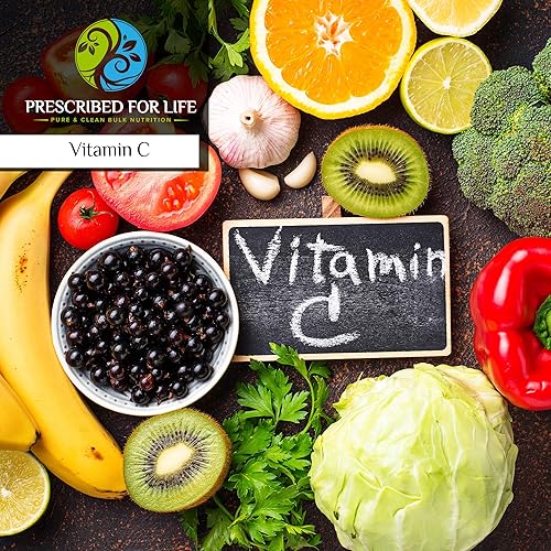 Miniatura 3 de Prescribed For Life Ascorbato de potasio - Polvo mezclado de vitamina C tamponada USP - 20% K  60% ácido ascórbico, 2.2 lbs