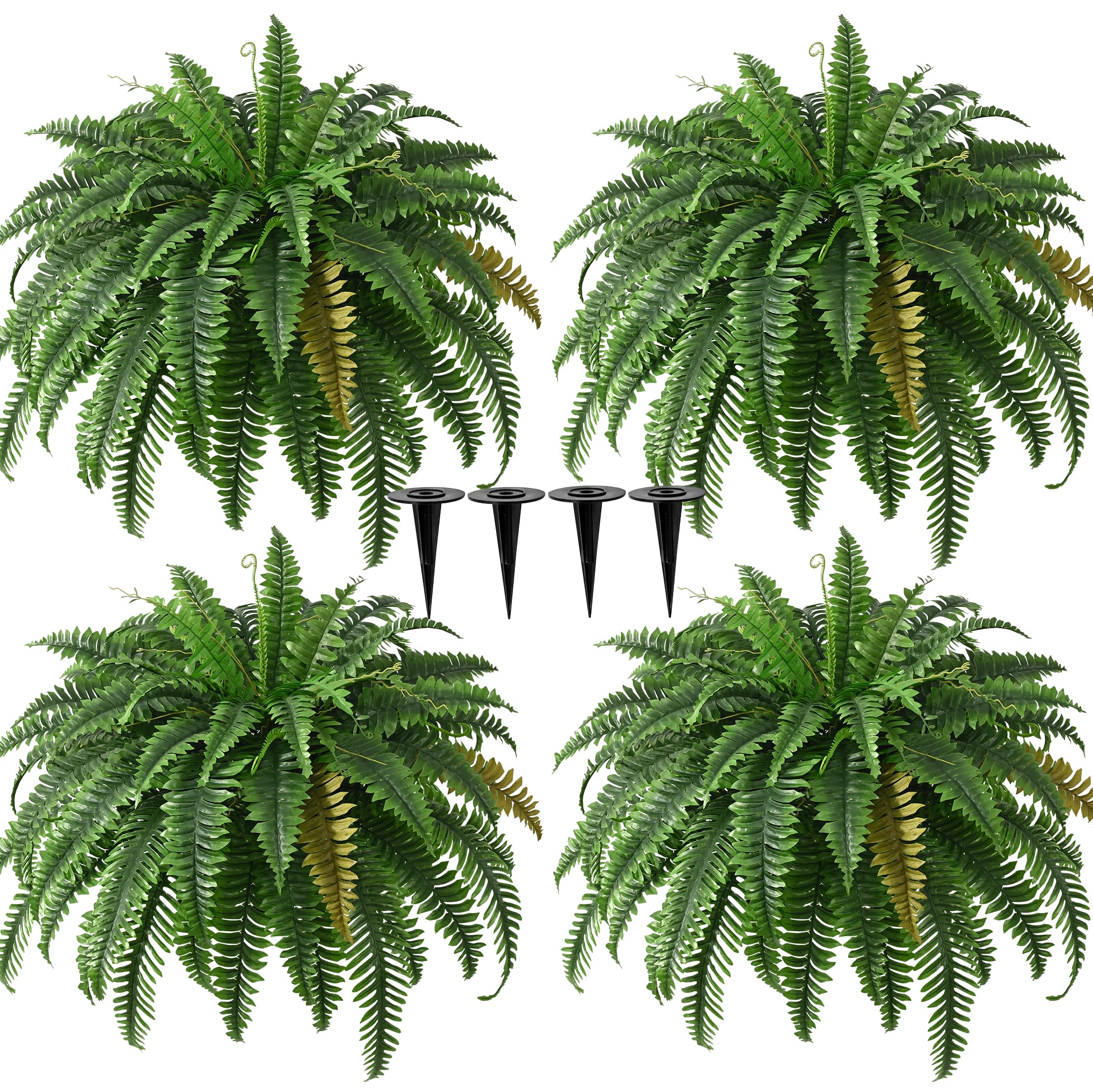 Photo 1 of Waipfaru 45in Artificial Ferns - 4 Pack