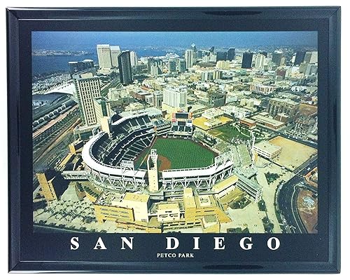 San Diego Padres Baseball Petco Park Framed Aerial Photo F7561A