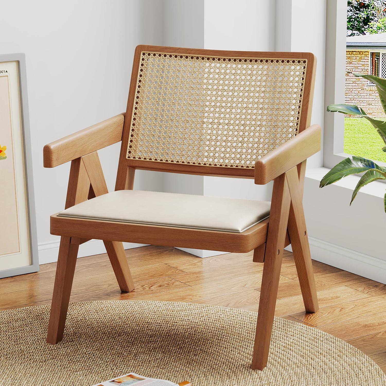 Set of Mid Century Modern Rattan Accent Chairs for Zambia Ubuy