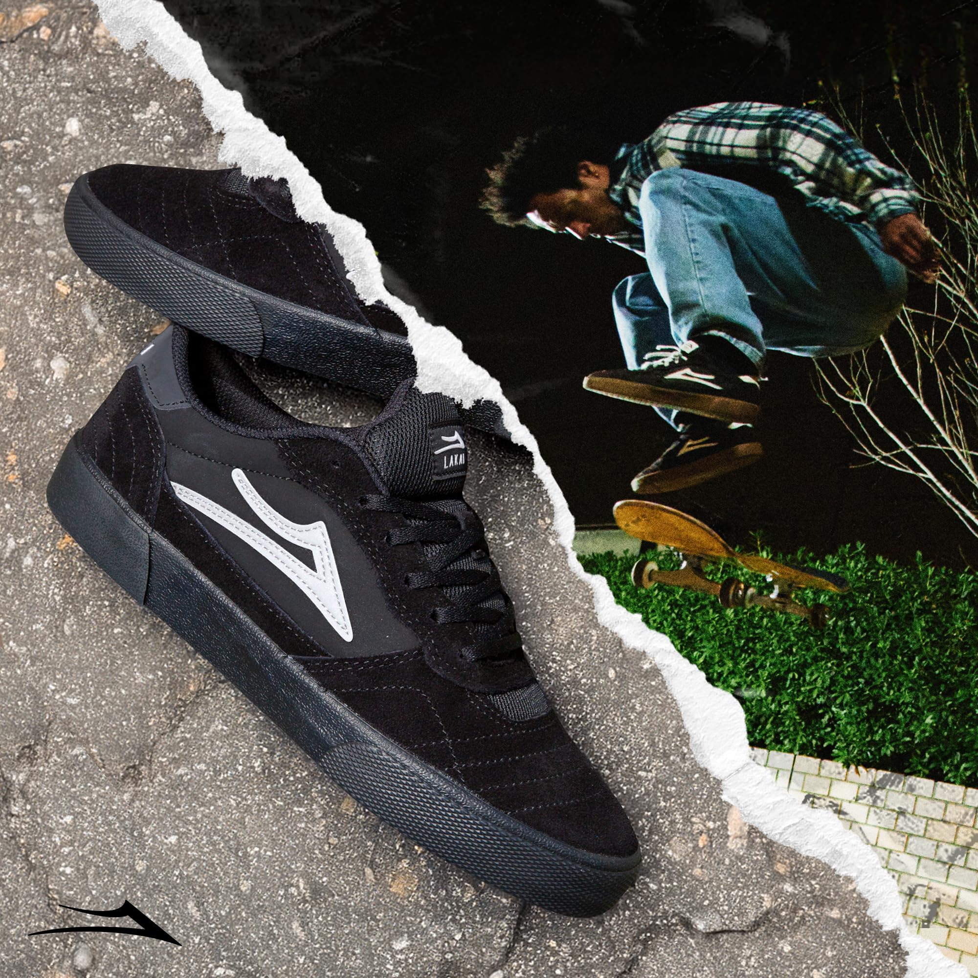 Lakai Cambridge Low-Top Skateschuhe Herren – Robuste Skateboardschuhe für Herren mit Grip & Komfort