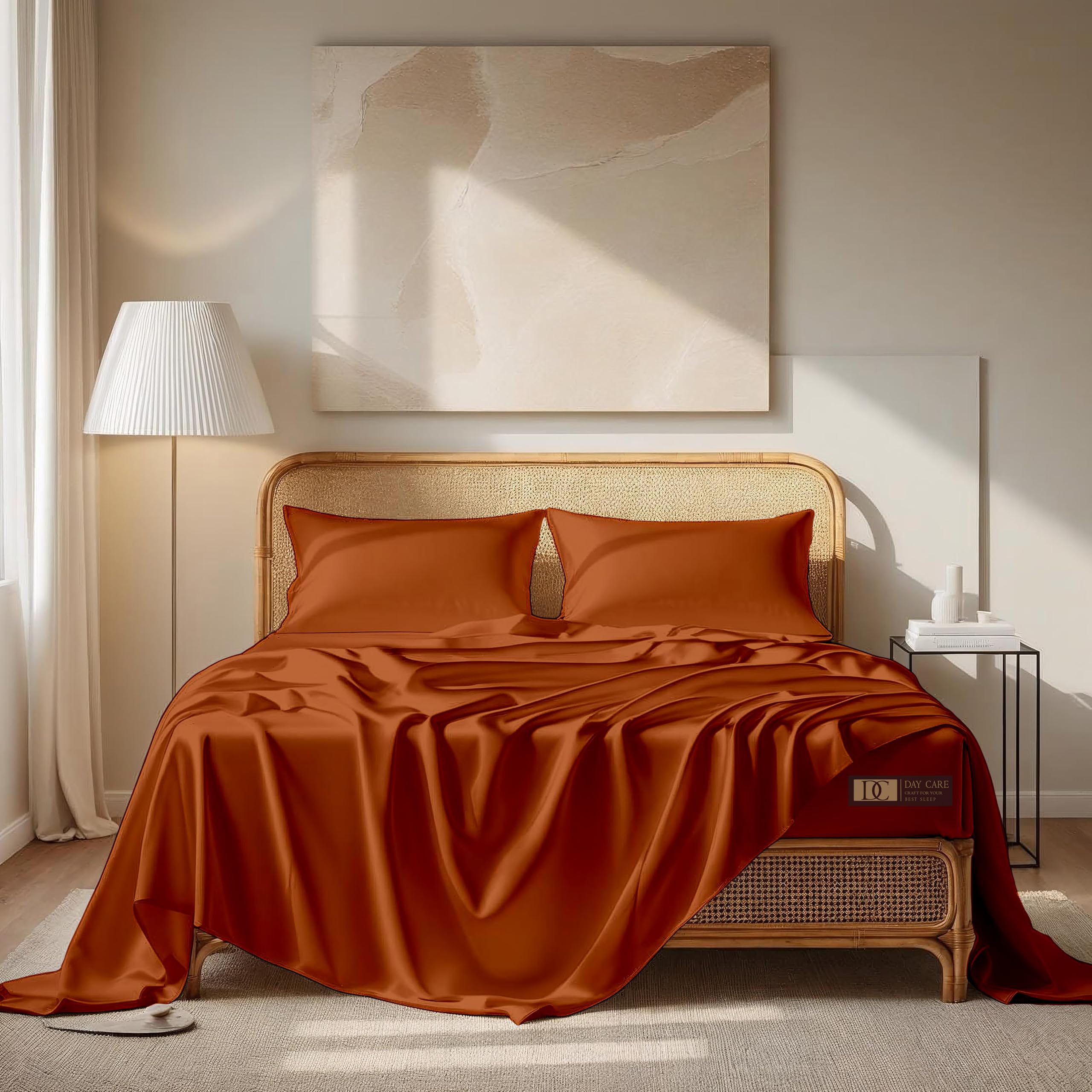 King Size Satin Bedsheets - Luxurious Midnight Black -14 King Size Satin Bedsheets - Luxurious Midnight Black -14