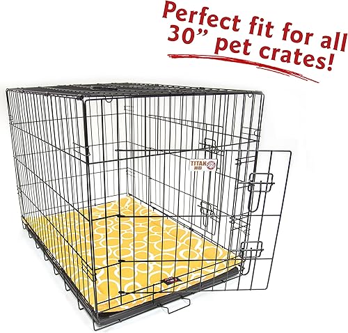 Miniatura 3 de Majestic Pet Products - Tapete para cama de perro de 30 pulgadas, color amarillo fusión