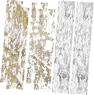 SUPVOX 6pcs Nail Decor Nail Art Decoration Colorful Decor Gold Leaf Flakes Nail Foil Sheets Gold Nail Foil Manicure Gold Foil Nail Foils Nail Art Foil Flakes Nail Art Decorate Decorations