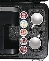 Vista 5 de Case Club Funda impermeable precortada compatible con cafetera Keurig K-Mini, capacidad para 2 tazas y almacena 5 cápsulas