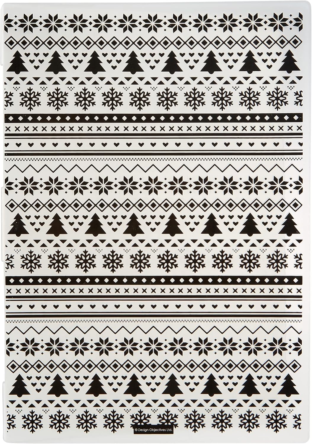 Docrafts Fairisle Pattern A4 Embossing Folder