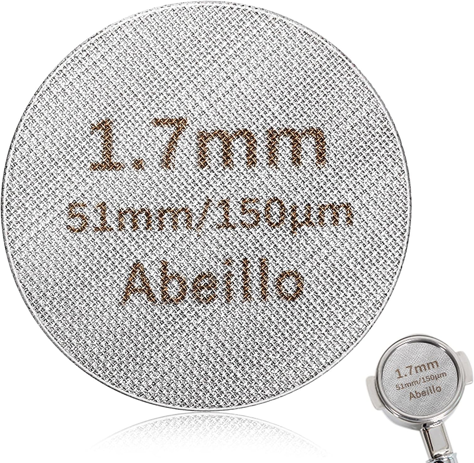 NEOUZA Passoire à Expresso Réutilisable En Acier Inoxydable De 51 D