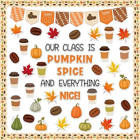 Fall Coffee Cup Classroom Decor