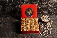 Vista 44 de Hafiz Mustafa 1864 Istanbul Baklava Pastry Box - Baked Baklava Dessert Snacks Made from Fresh Phyllo Dough Sheets, Pistachio, Hazelnut, Walnut