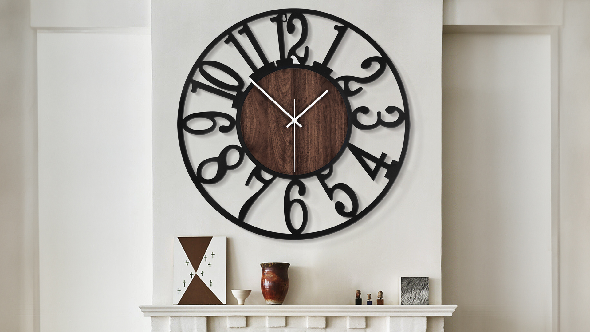 Amazon.com: LEIKE Large Wall Clocks,Silent,Non Ticking,Battery