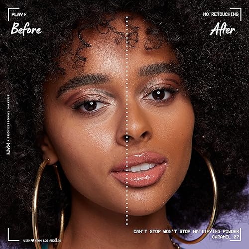 Miniatura 5 de Nyx Professional Makeup Can't Stop Won't Stop - Polvo compacto matificante (luz)