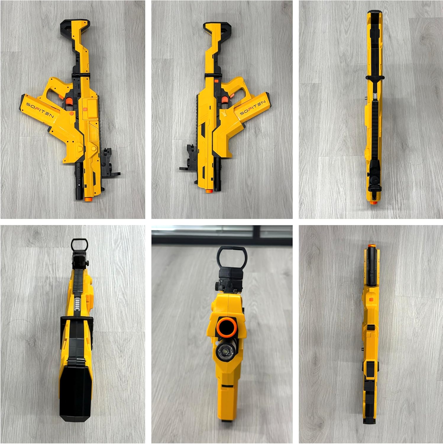 Toy Gun for Foam Blaster Guns Bullets and Tactical Vest Kit Automatic Sniper Rifle Gun with 150 Darts and 2 Magazines Modular Battery Electric Toys Gun Gifts for Kid Birthday Xmas 14
