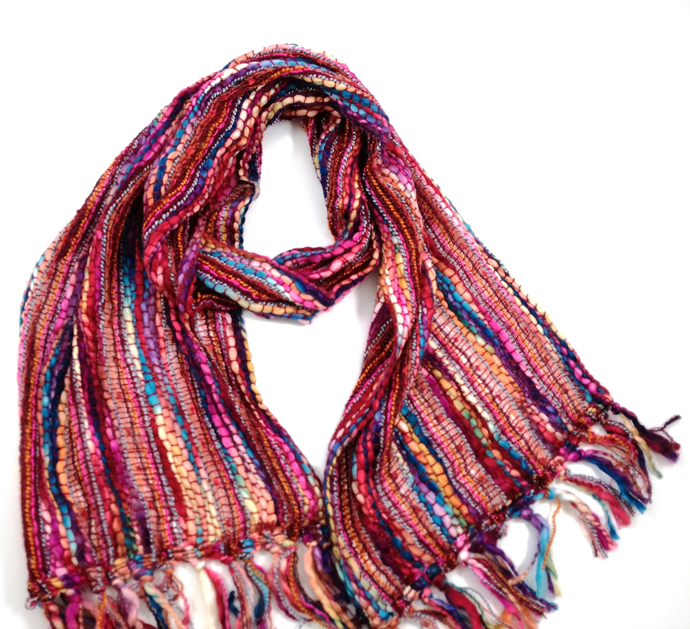 Cool Trade Winds LADIES SUPER SOFT – MULTI COLOUR SCARF: Beautiful contrasting colours that will go with many outfits or winter coats