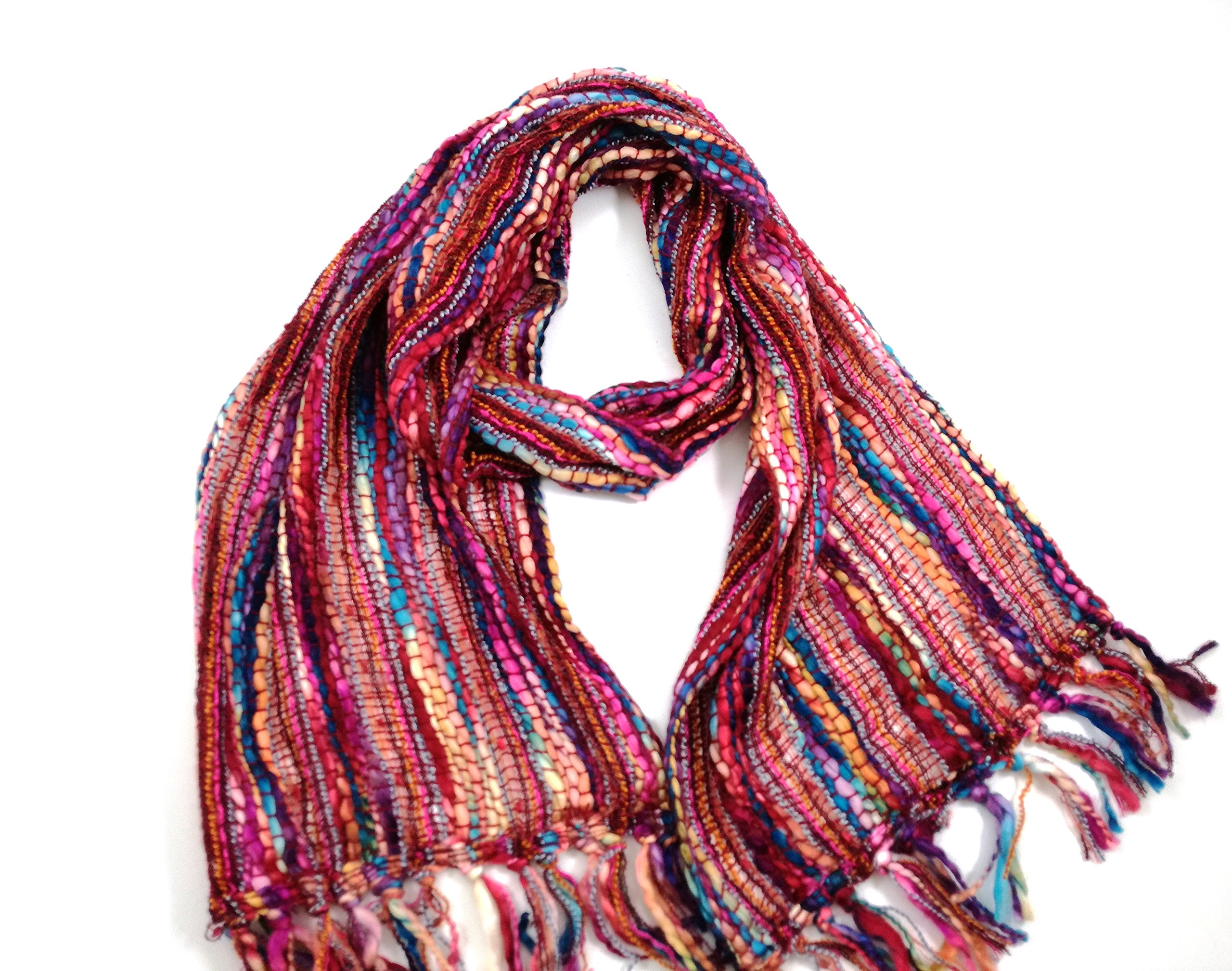 Cool Trade Winds LADIES SUPER SOFT – MULTI COLOUR SCARF: Beautiful contrasting colours that will go with many outfits or winter coats