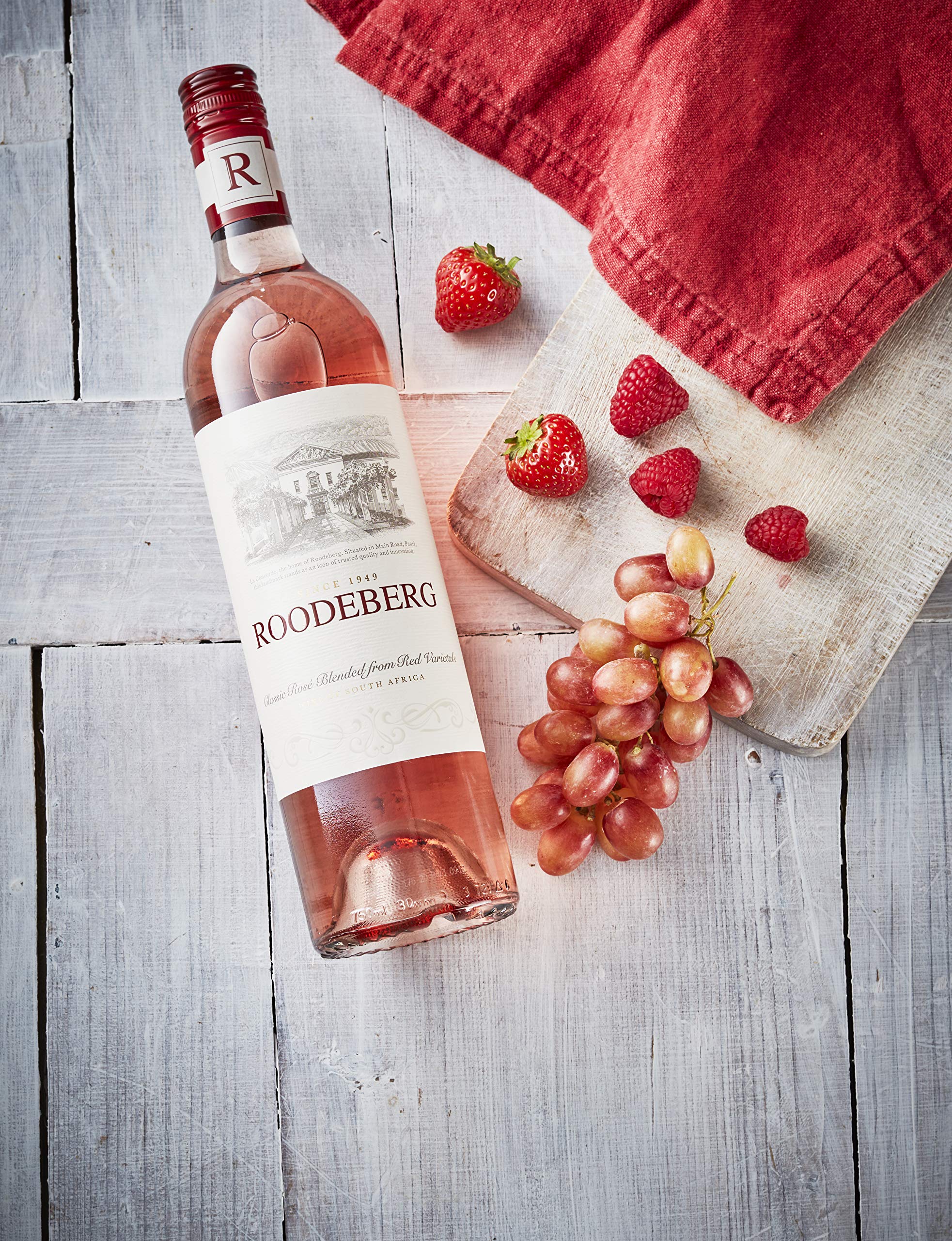 Roodeberg Rosé – Der einzigartige, trockene Roséwein aus Südafrika (6 x 0,75l)