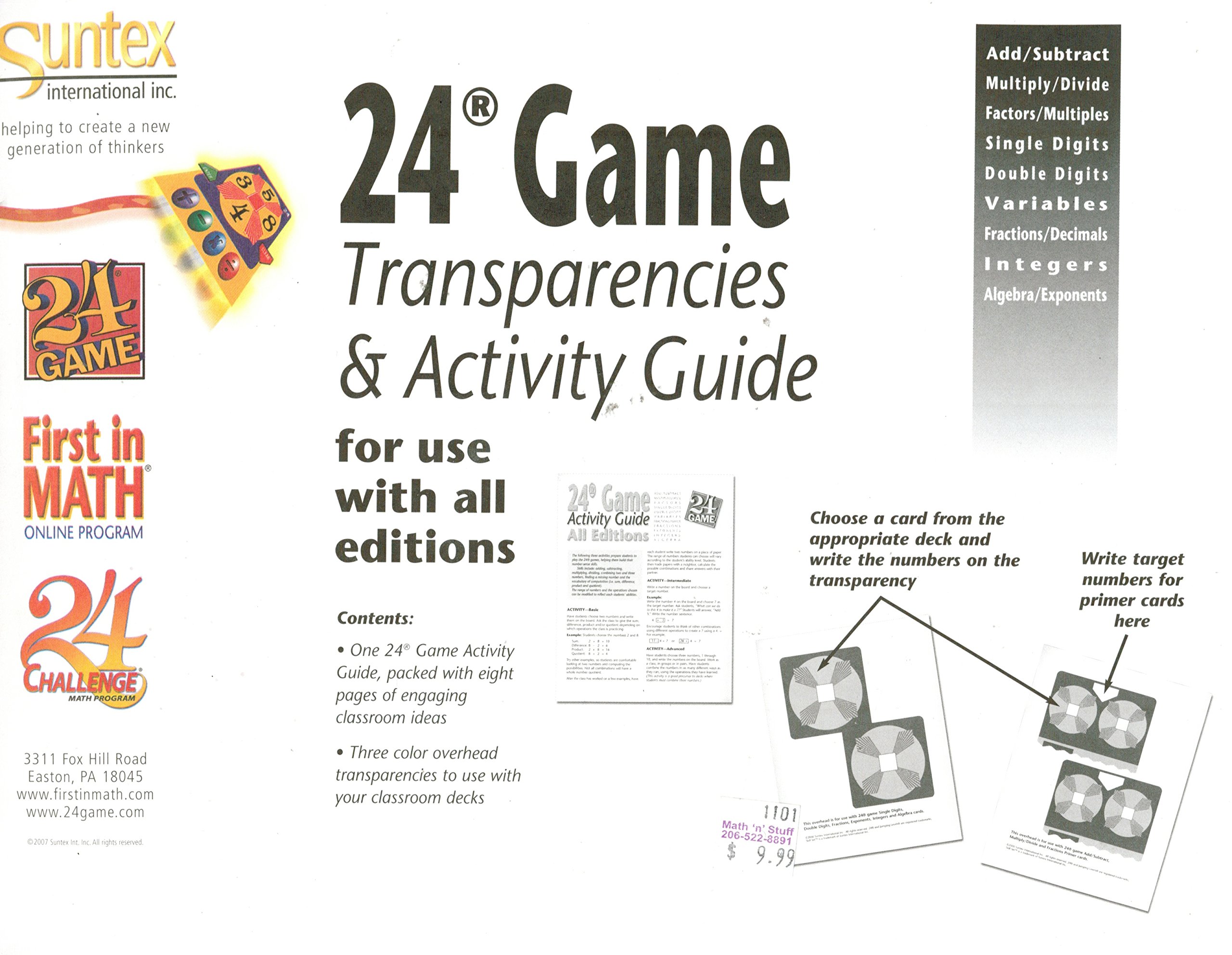 24® Game: Transparency Set