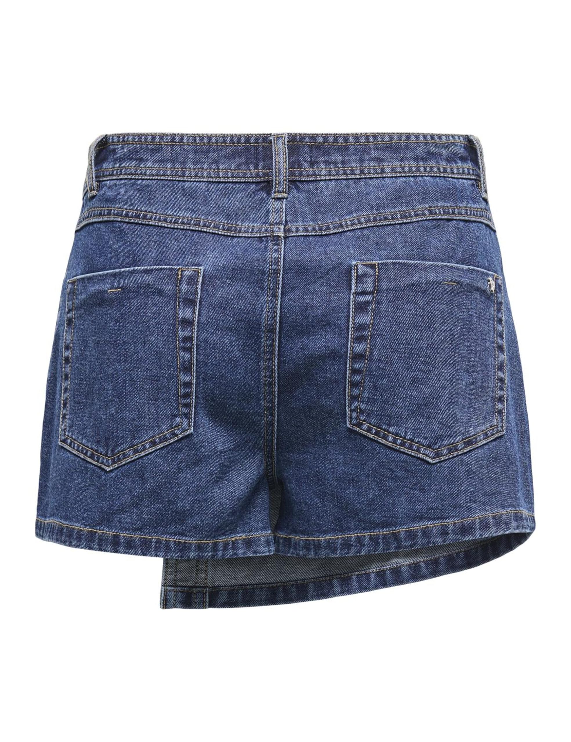 ONLY Mujer Modernos Shorts Estilo Minifalda Botonadura Falda Pantalón Vaquera Bolsillos