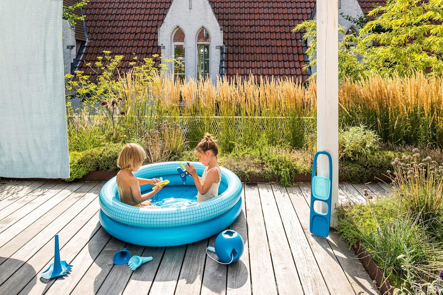 Quut - Dippy Inflatable Pool – Ocean Colour – Diameter 120 cm