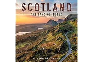 Scotland: The Land of Burns Scotland 2025 Wall Calendar