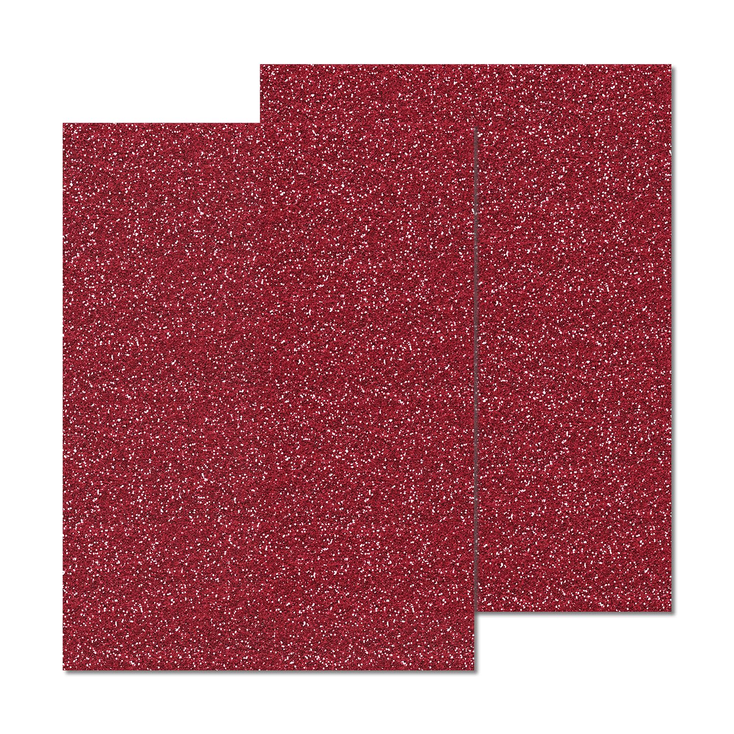 Glitter Orange Acrylic Sheets - 2 Pack for Crafts & Laser Cutting -14