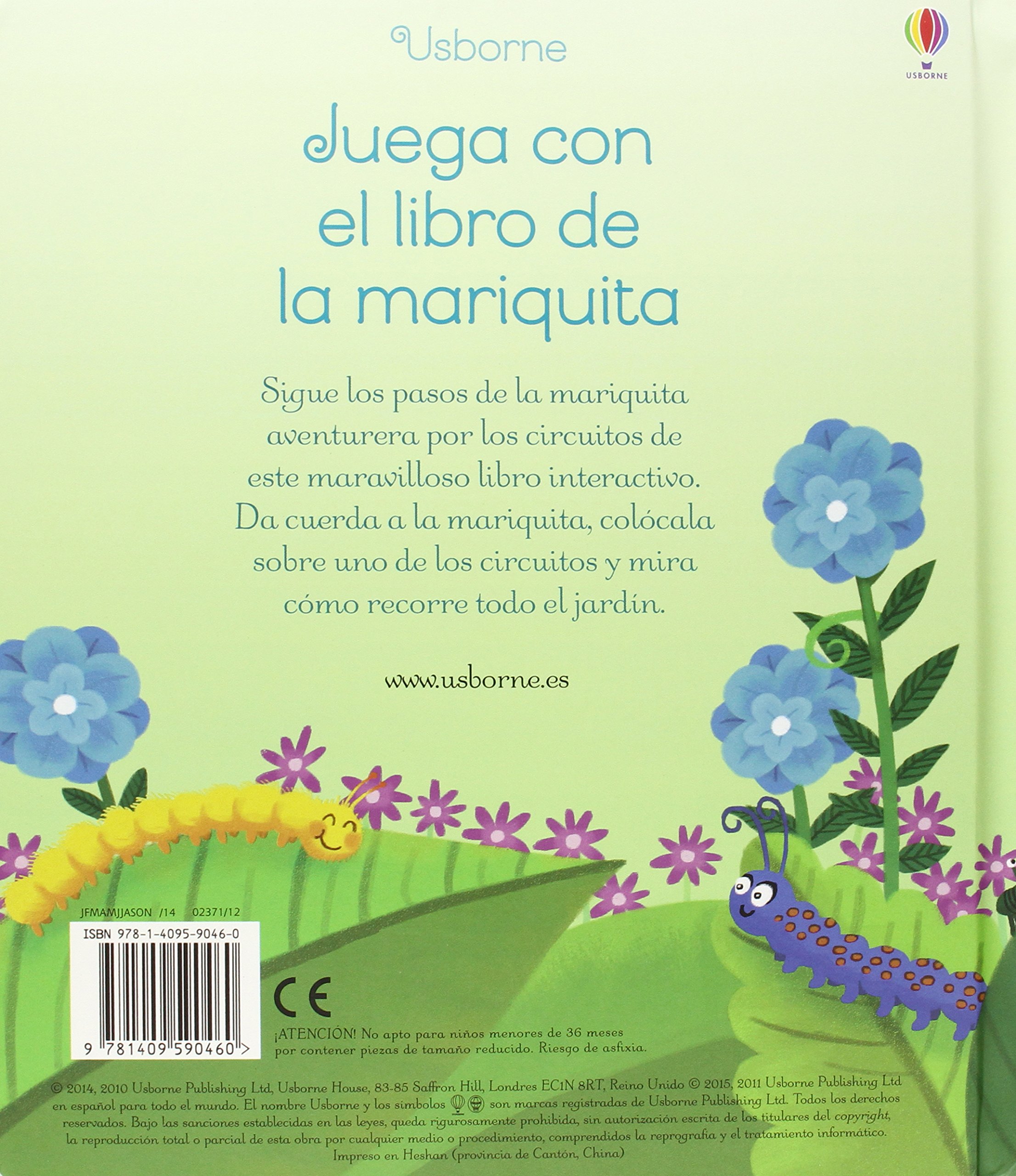 Juega con el libro de la mariquita (Libros con juguete de cuerda)