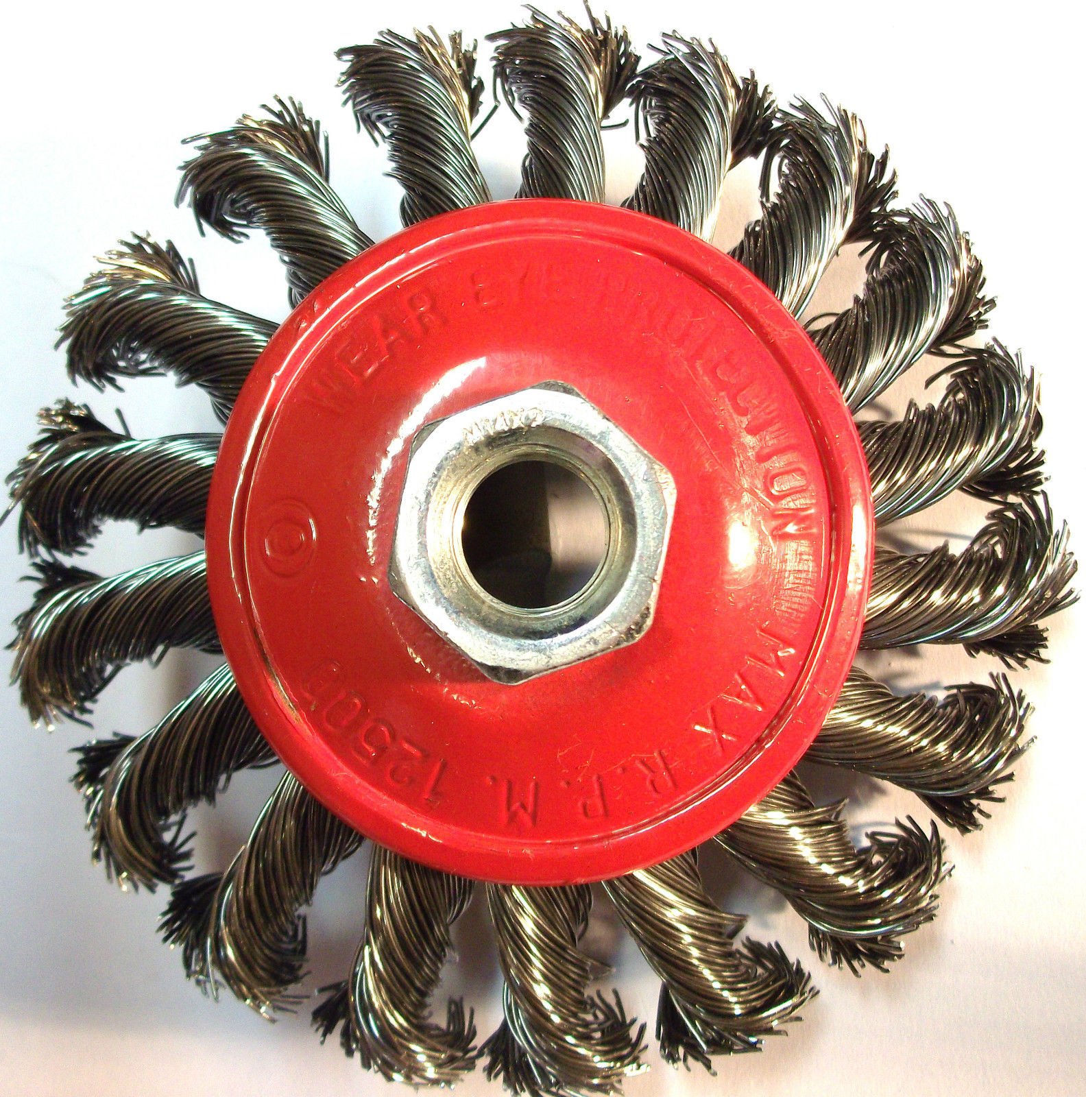 Twist Knot Drahtbürste für 115 mm Winkelschleifer (X 2) TZ WB005