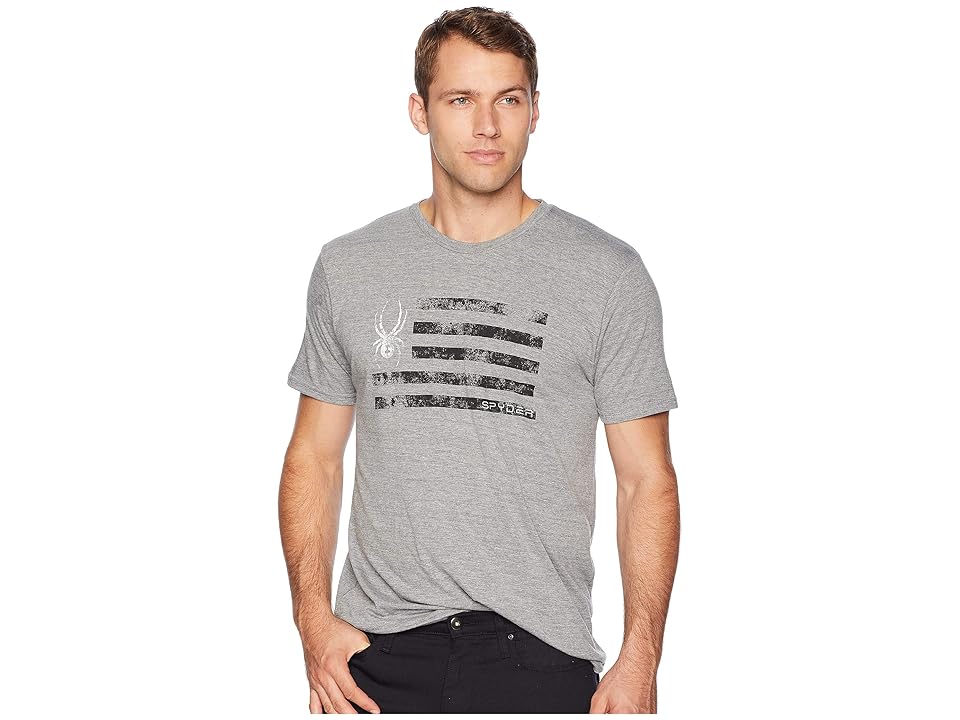 

Spyder Flag Tee (Alloy Grey) Men's T Shirt