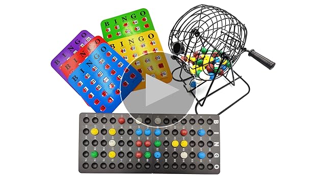 びんご Amazon.com : Yuanhe Deluxe Bingo Game Set - 6 Inch Metal