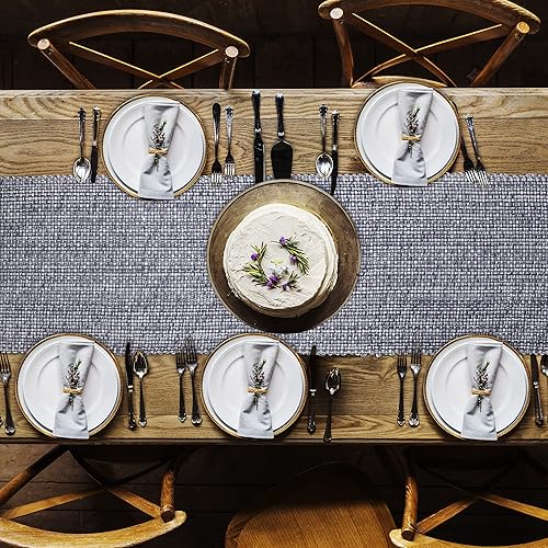 Miniatura 5 de Urban Villa Manteles individuales para mesa de comedor, 100 % algodón, manteles individuales de 14 x 20 pulgadas, juego de 6 manteles individuales