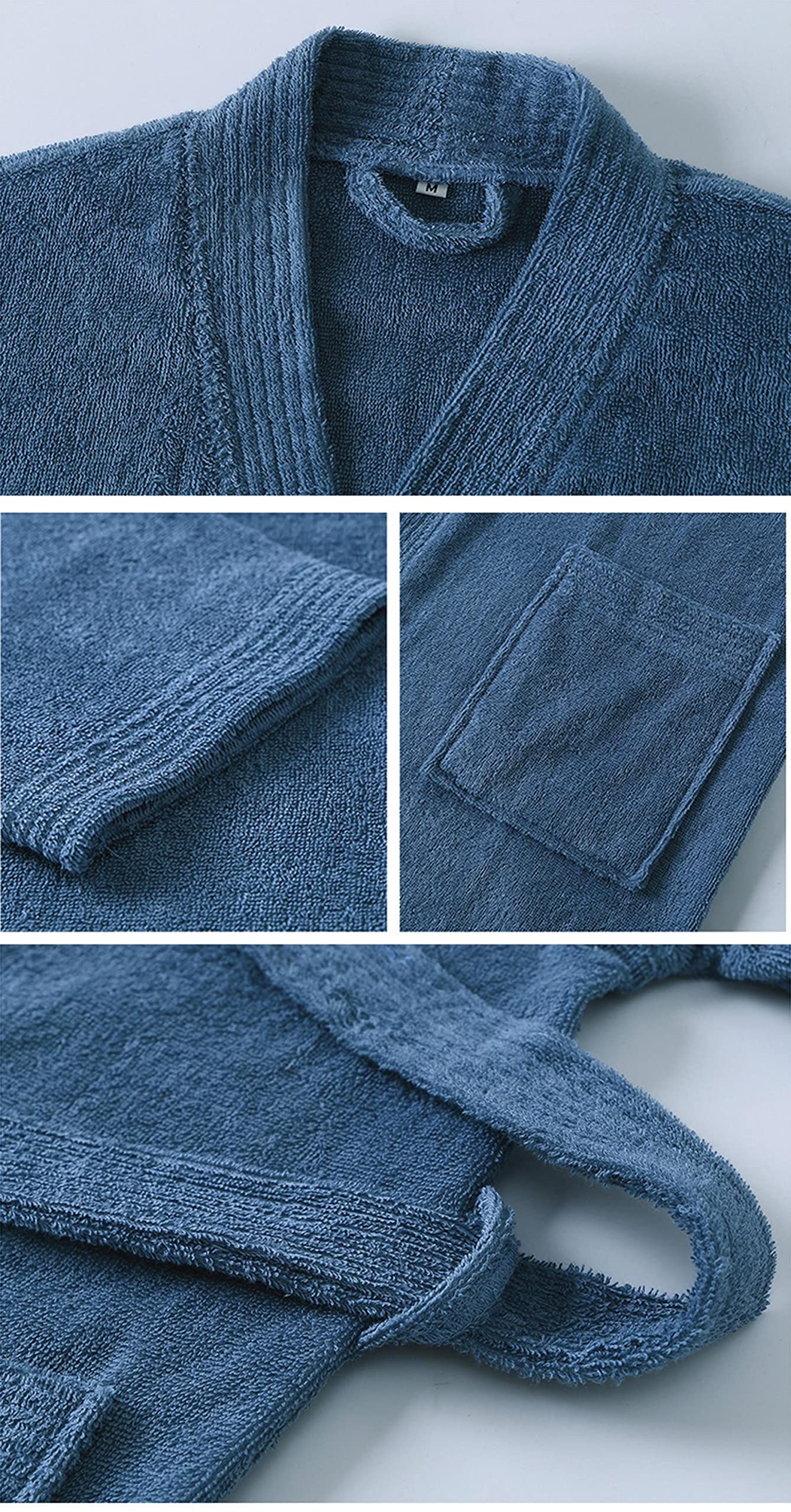 Accappatoio Da Donna, Accappatoio Sciolto Da Uomo Asciugamani Da Bagno Camicia Da Notte Sciolta Con Tasche