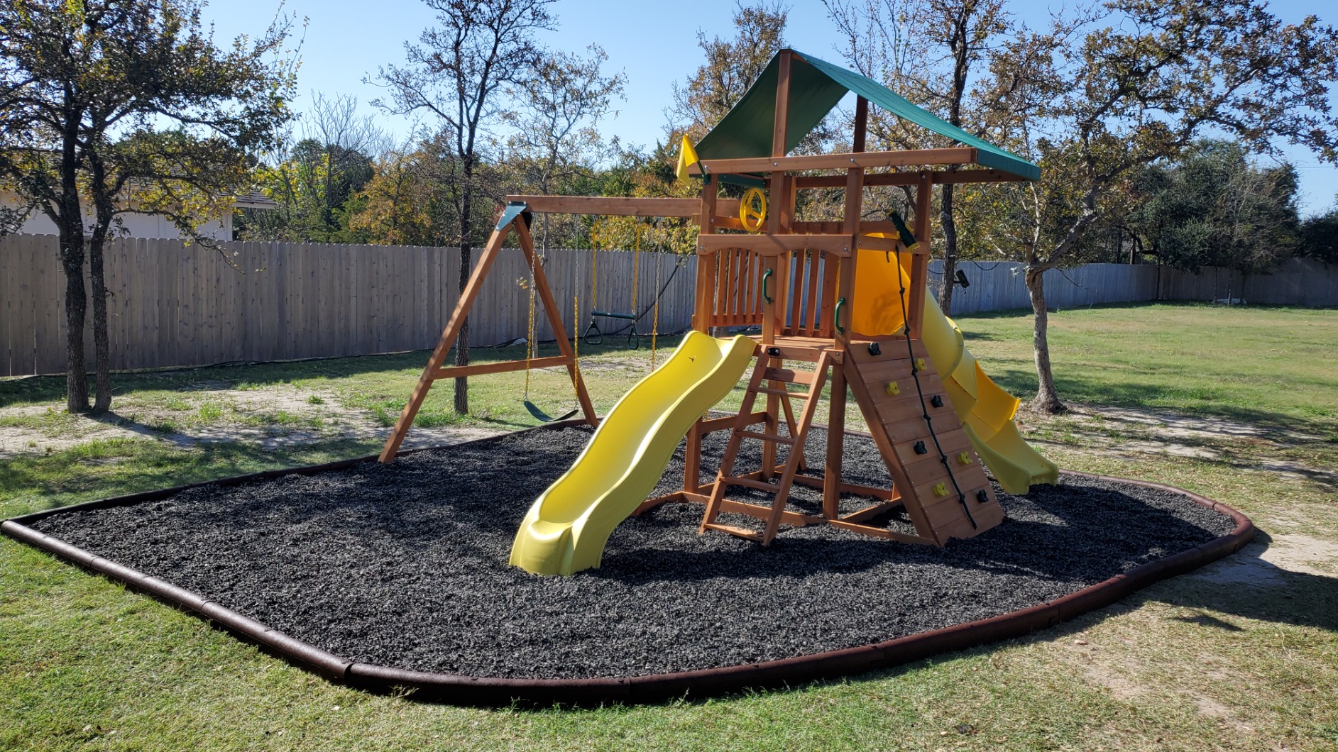 99/mo Finance Gorilla Playsets 011069Y Outing Wood Swing Set with