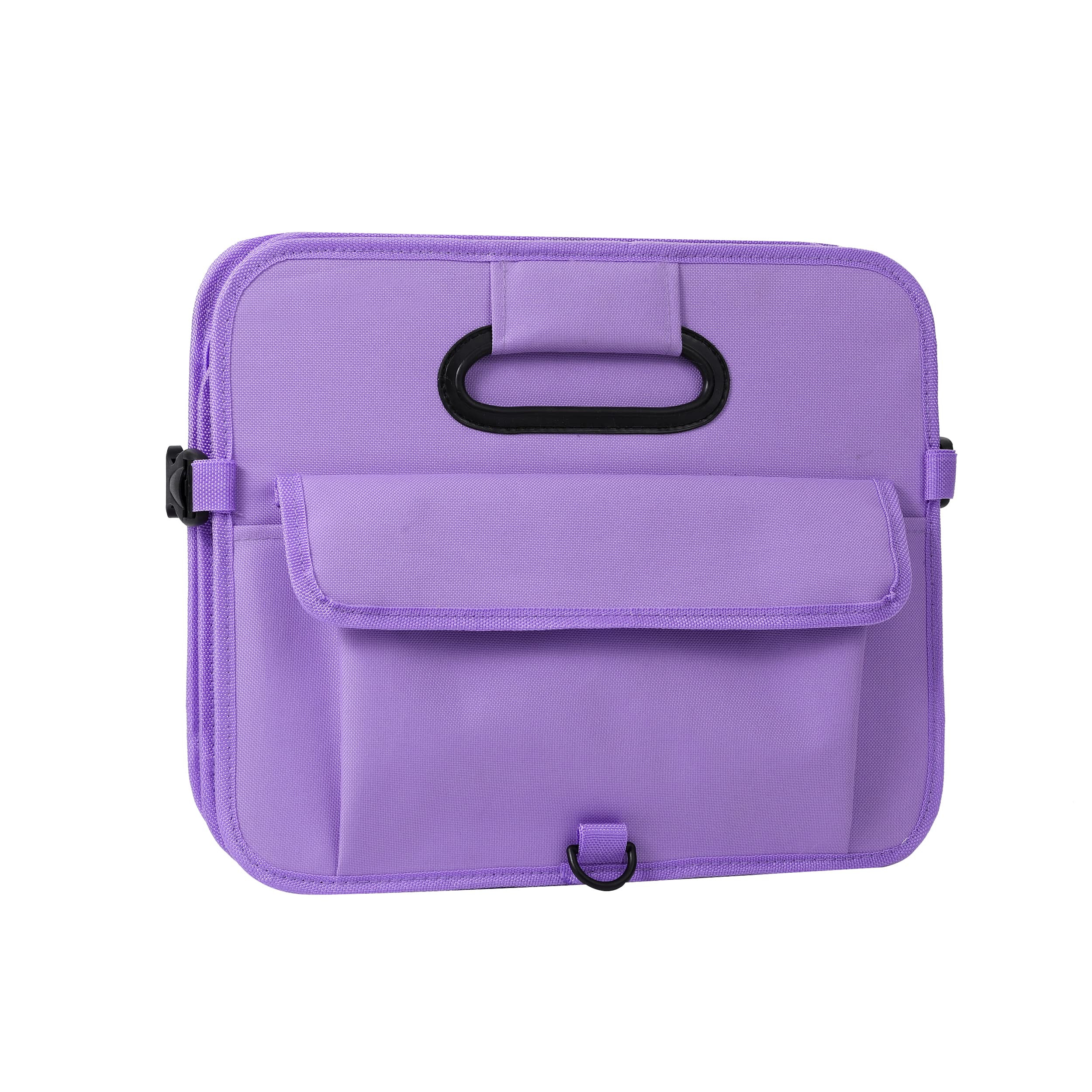 AOKJOY Kofferraum-Organizer, lila, Unisex, faltbar, rutschfest, verstellbare Riemen, mehrere Fächer, 600D Oxford-Tuch-Material