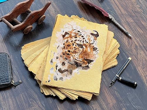 Miniatura 3 de Papel de acuarela 117 x 83 pulgadas A4 papel de dibujo de medios mixtos libro de bocetos de acuarela de prensa caliente papel vintage papel de arte