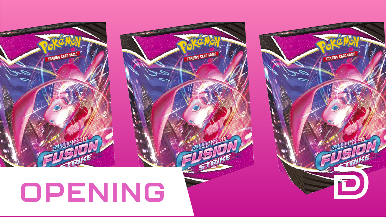 fusion strike booster box opening Pokmon Pack -Sword & Shield [SWSH08]  Cinderace VMAX Watch Pokemon Fusion Strike Build